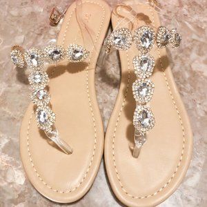 Gem Stoned Sandals